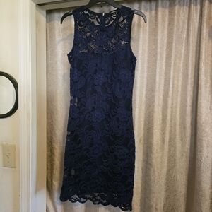 Blue Lace Dress